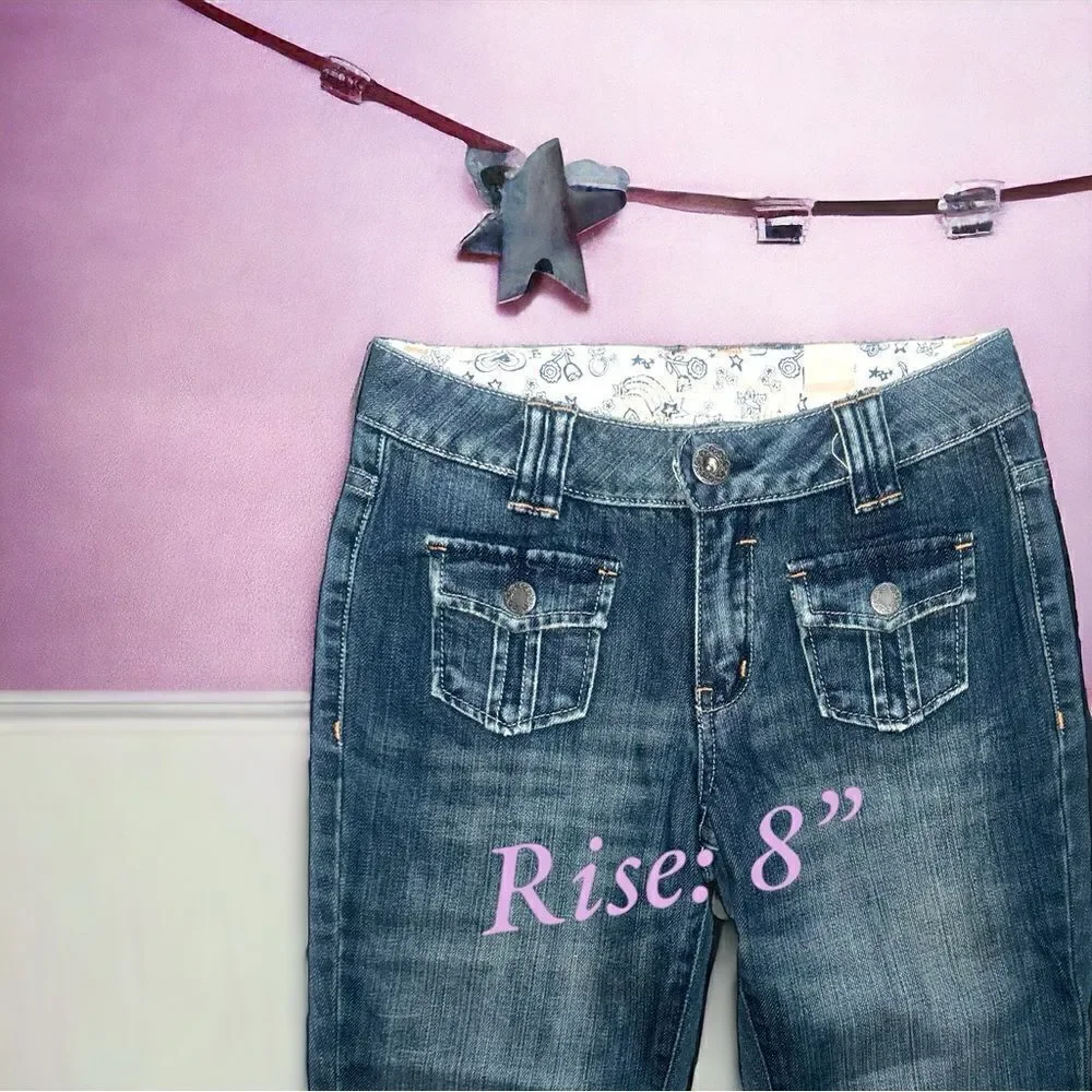 Limited Too l Girls Capri l Simply Low l Flap Pocket Design l Rolled Hem l NWT